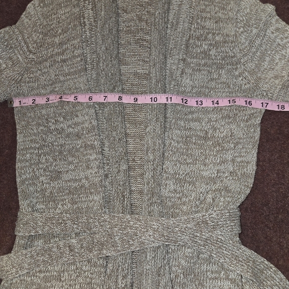 J. Jill Taupe Long Sweater Size XS Silk Blend - Picture 8 of 9